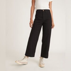 Marine Layer Bridget Crop Slim Wide Leg Pant Women's size 10